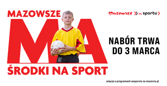 Grafika Mazowsze ma środki na sport