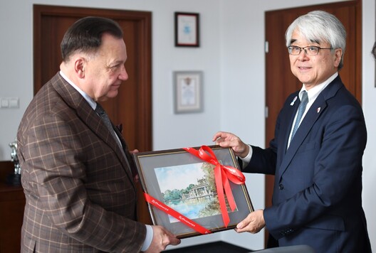 Z marszałkiem Adamem Struzikiem spotkał się Ambasador Japonii w RP JE Akira Kono