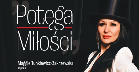 Fragment plakatu z artystką