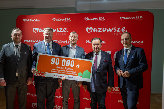 Marszałek Adam Struzik z beneficjentami z regionu ciechanowskiego