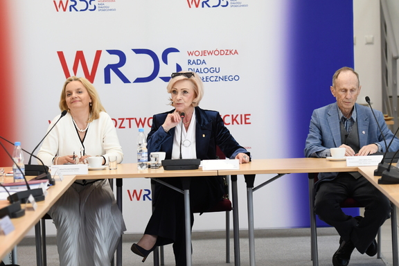 Przewodnicząca WRDS, Wiceprezes Zarządu Głównego Związku Nauczycielstwa Polskiego oraz Przewodniczący Regionalnej Sekcji Oświaty i Wychowania NSZZ „Solidarność” Region Mazowsze