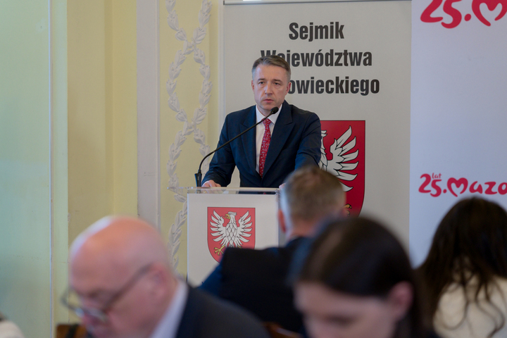 Przewodniczący sejmiku Mazowsza Ludwik Rakowski