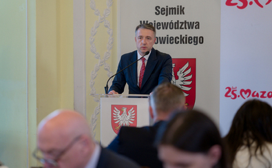 Przewodniczący sejmiku Mazowsza Ludwik Rakowski